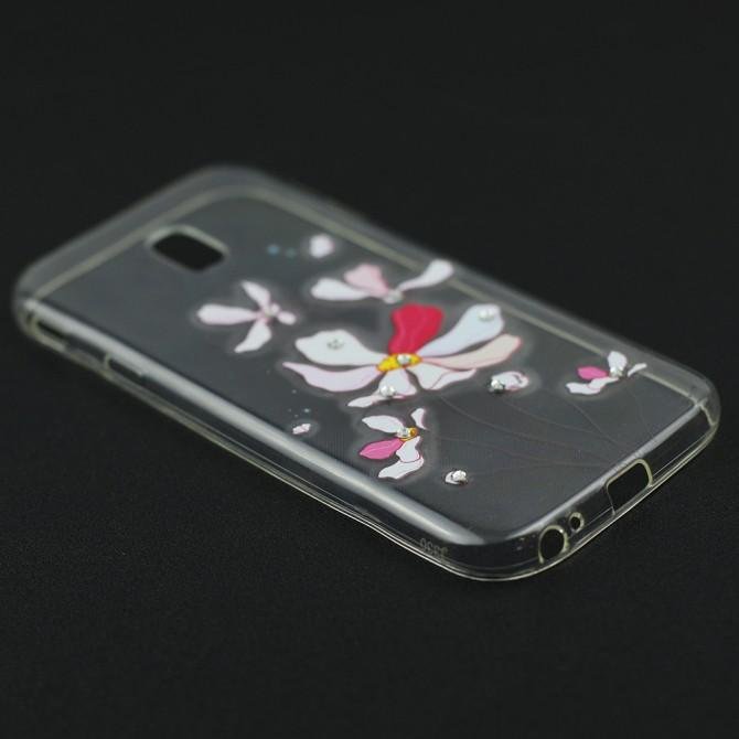 Чохол Lucent Diamond Case для Samsung J330 (J3-2017) Iris (Рожевий)-2