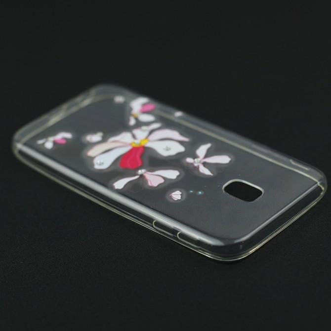 Чохол Lucent Diamond Case для Samsung J330 (J3-2017) Iris (Рожевий)-3