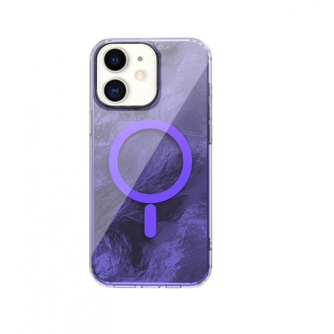 Чохол TPU Shiny Mountain (MagFit) для Apple iPhone 11 (6.1") Purple