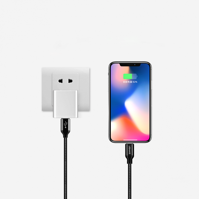 Кабель Usams SJ194 Type-C to Lightning data cable 1.2m Blue (SJ194TL02)-2