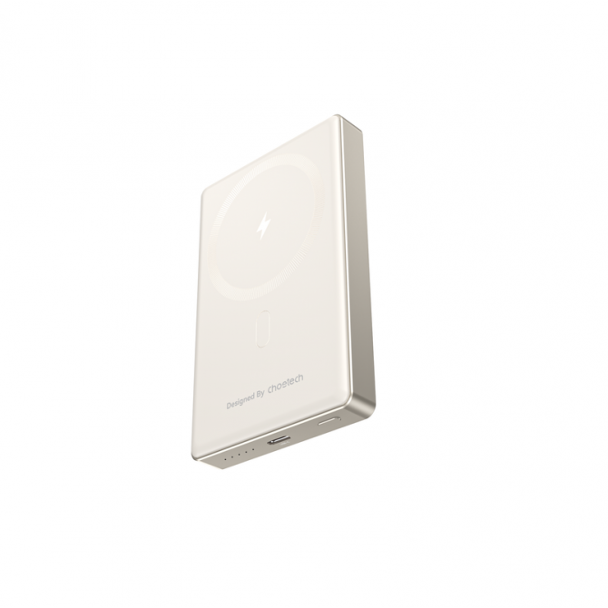 Додаткова батарея Choetech PD 20W Ultra-Thin Magnetic 10000mAh White