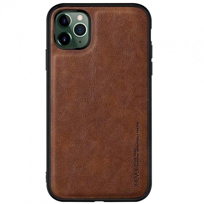 X-Level Leather series iPhone 11 Brown-2