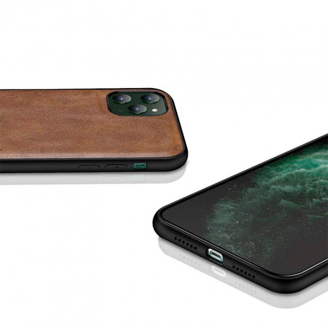 X-Level Leather series iPhone 11 Brown-1