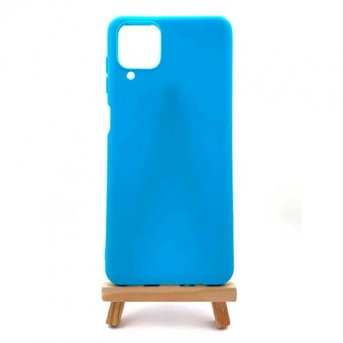 Original Soft Case Samsung A125 Galaxy A12 Неоново Синий FULL