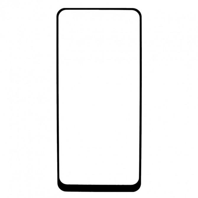 Защитное стекло для Oppo Reno 4 Lite Full Glue (0.25 мм, 2.5D, черное) ЛЮКС-1