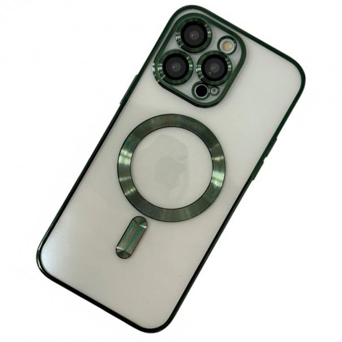 Силиконовый чехол SHINING with MagSafe для iPhone 11 Pro Оливковый-1
