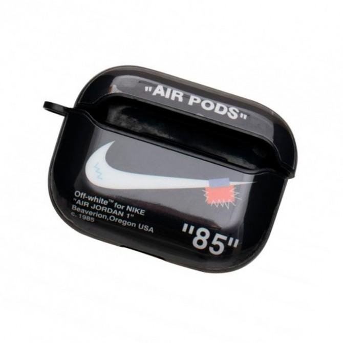 Чехол U-Like Glossy Brand Protective For Airpods Pro NIKE Black-1