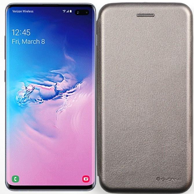 Чехол книжка U-Like Best для Samsung G975 Galaxy S10 Plus Grey