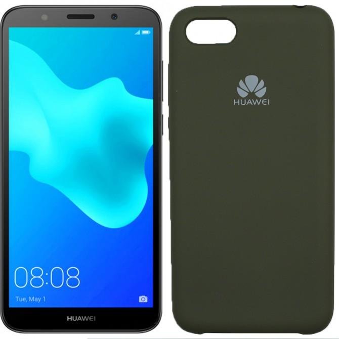 Чохол Soft Case для Huawei Y5 2018 Оливковий