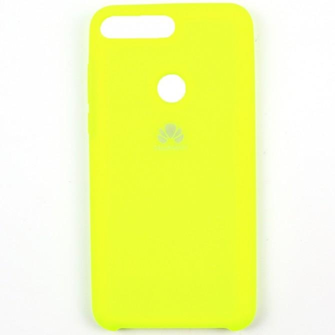 Чехол Soft Case для Huawei Y6 2018 Лимонный-1