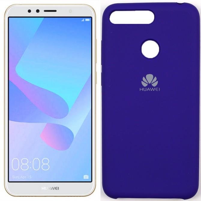 Чехол Soft Case для Huawei Y6 2018 Фиолетовый