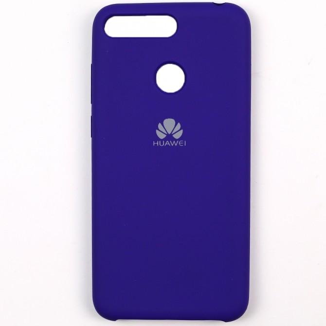 Чехол Soft Case для Huawei Y6 2018 Фиолетовый-1