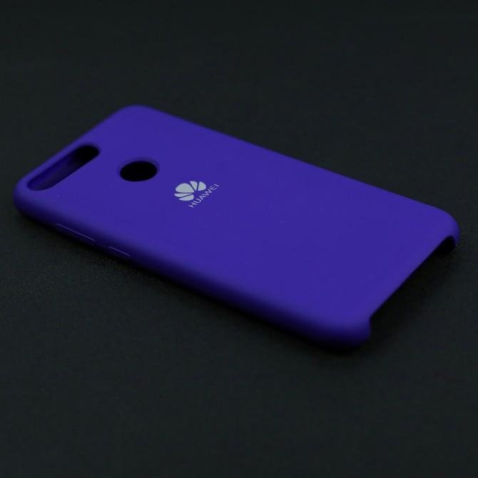 Чехол Soft Case для Huawei Y6 2018 Фиолетовый-3