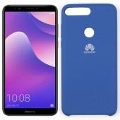 Чохол Soft Case для Huawei Y7 Prime 2018 Темно Синій