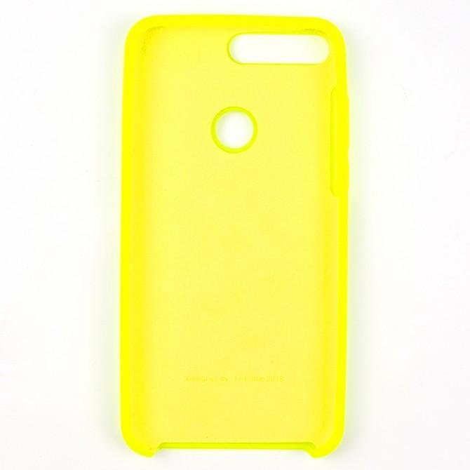 Чехол Soft Case для Huawei Y7 Prime 2018 Лимонный-2