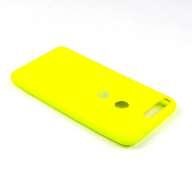 Чехол Soft Case для Huawei Y7 Prime 2018 Лимонный-3