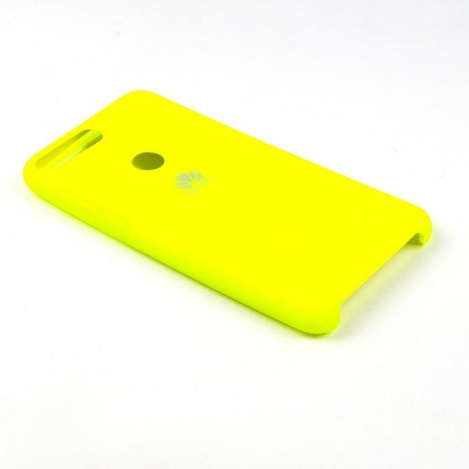 Чехол Soft Case для Huawei Y7 Prime 2018 Лимонный-4