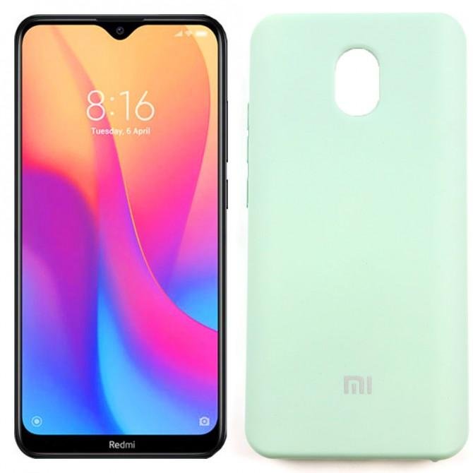 Чохол Soft Case для Xiaomi Redmi 8a Блакитний FULL