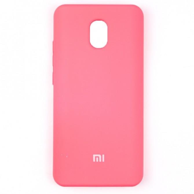 Чохол Soft Case для Xiaomi Redmi 8a Яскраво малиновий FULL-1