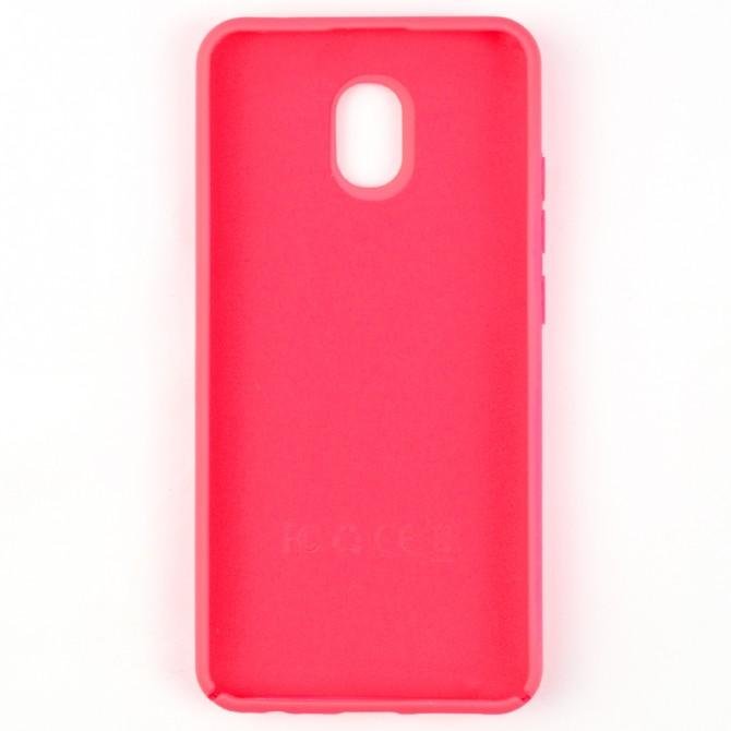 Чохол Soft Case для Xiaomi Redmi 8a Яскраво малиновий FULL-2