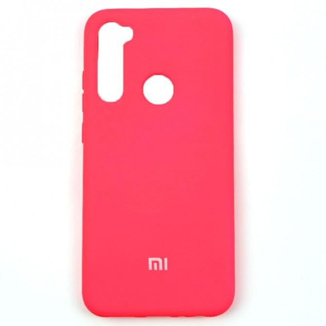 Чохол Soft Case для Xiaomi Redmi Note 8 Яскраво малиновий FULL-1