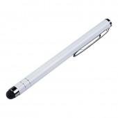 Стілус ємнісний, металічний, білий