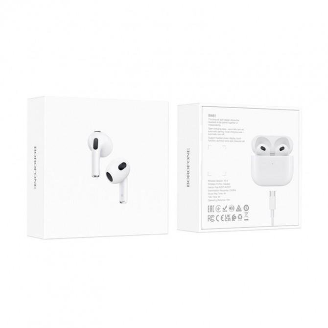 Stereo Bluetooth Headset Borofone BW81 TWS White-4