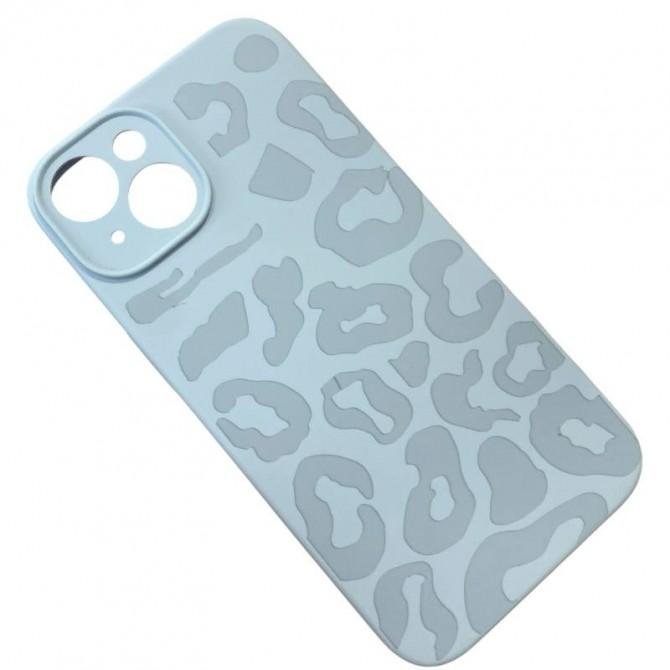Накладка Soft Case Print для iPhone 13 Light Blue-4