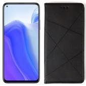 Чехол-книжка Lines Leather для Xiaomi Mi 10T Black