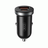 Автомобильное зарядное устройство XO CC56 1USB + Type-C QC3.0+PD (30W) Black + Lightning cable Автомобильное зарядное устройство XO CC56 1USB + Type-C QC3.0+PD (30W) Black + Lightning cable