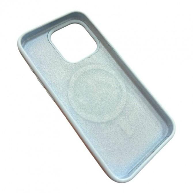 Накладка Liquid Magnetic для iPhone 15 Light Blue-5