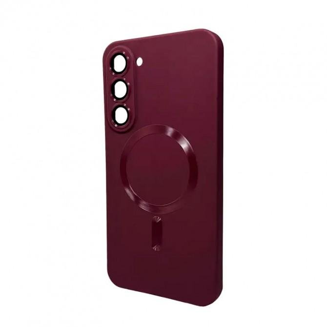 Чехол Cosmic Case MagSafe for Samsung S23 Wine Red