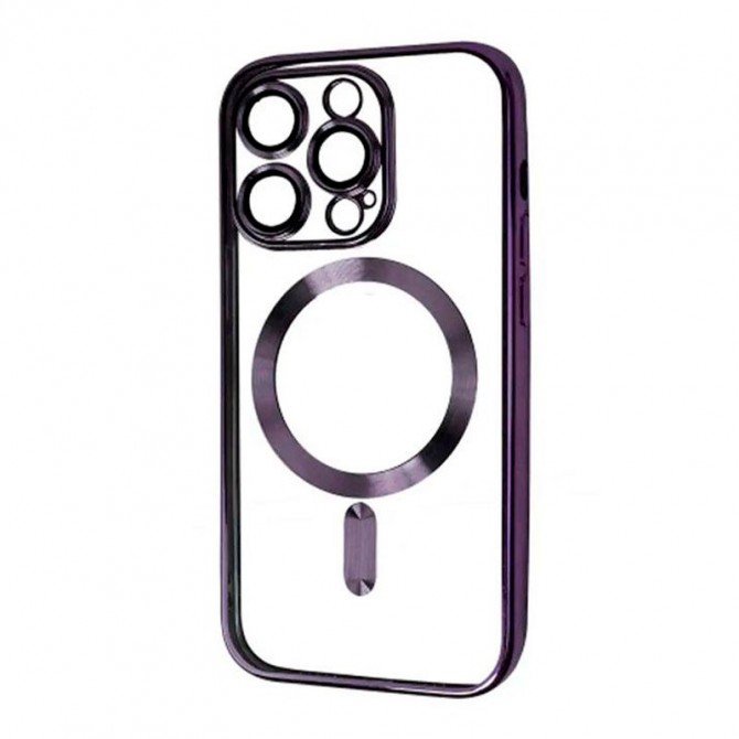 Силіконовий чохол SHINING with MagSafe для iPhone 11 Pro Фіолетовий