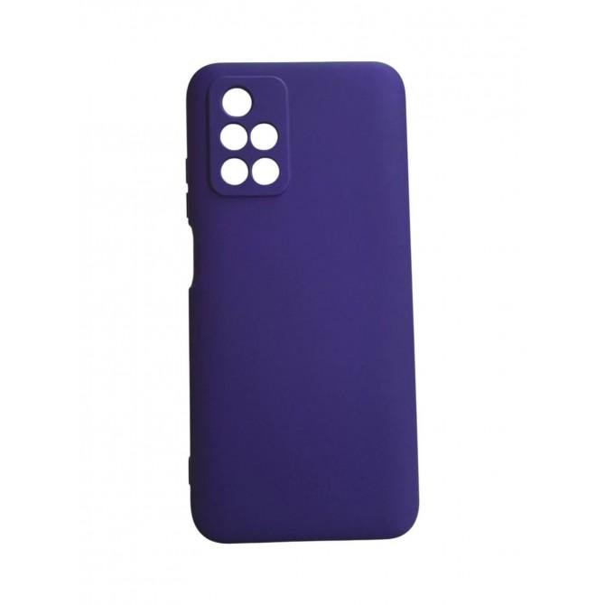 Силіконовий чохол Xiaomi Redmi 10 Темно Фіолетовий FULL