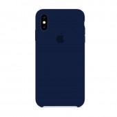 Оригинальный силиконовый чехол для iPhone X/Xs Сапфировый
