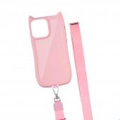 Чехол TPU Cat with straps для Apple iPhone 14 Pro (6.1 Чехол TPU Cat with straps для Apple iPhone 14 Pro (6.1