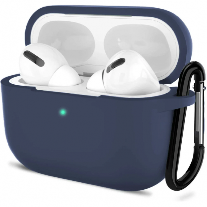 Чехол Silicone Protective Case For Airpods Pro Dark Blue