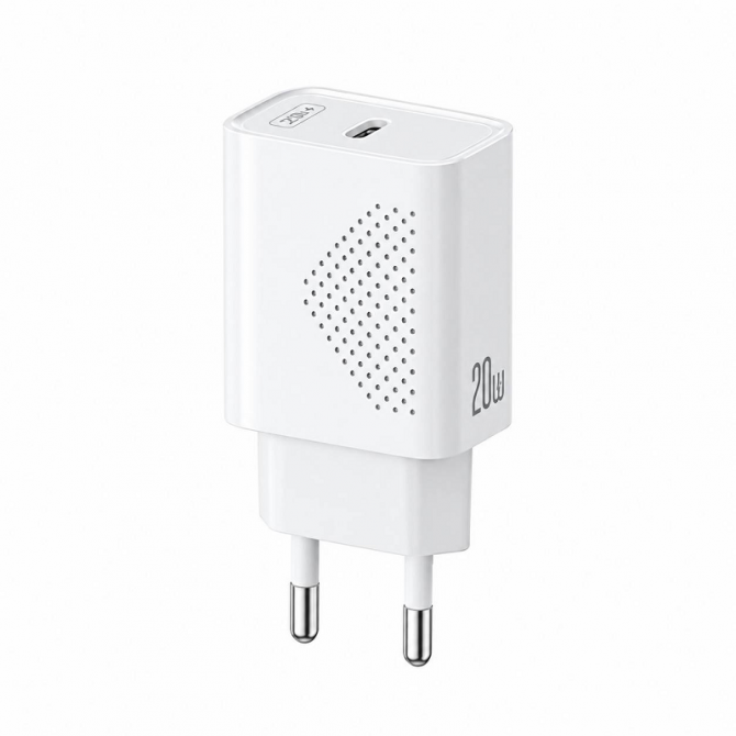 Сетевое зарядное устройство PD XO L160 20W/1USB-С White