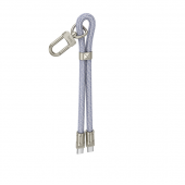 Кабель Hoco GH5 PD for Type-C to Type-C Blue 0.22m (шнурок для браслету)