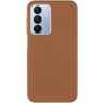 Шкіряний чохол Leather Case Metal Buttons для Samsung Galaxy A15 4G/5G / M15 5G Brown