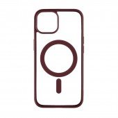 Чехол Color+MagSafe для iPhone 14 (07, Бордовый) Чехол Color+MagSafe для iPhone 14 (07, Бордовый)