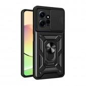 Чехол HONOR Hard Defence Series Xiaomi Poco F5/ Redmi Note 12 Turbo Black(with Camshield and magnet)