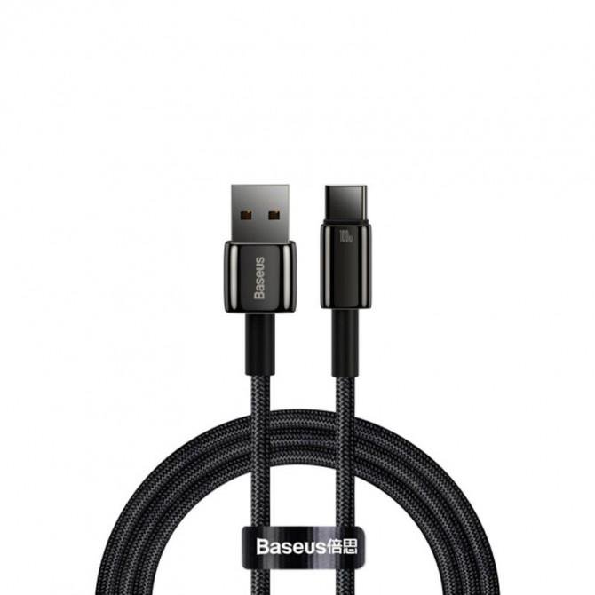 Кабель Baseus Unbreakable Series Type-C 100W Black 1m