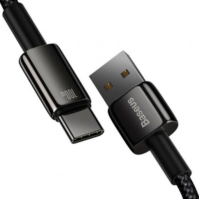 Кабель Baseus Unbreakable Series Type-C 100W Black 1m-1