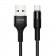 Кабель Usams U5 US-SJ224 Braided cable MicroUSB 1.2m Чорний