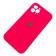 Силиконовый чехол для iPhone 12 Pro Max Неоново Розовый FULL (with camera protection)