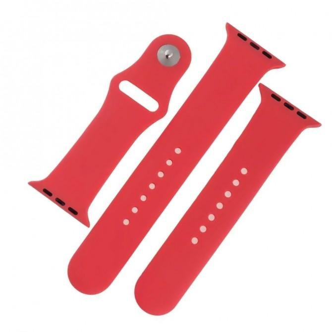Ремешок для Apple Watch 38/40mm Sport Band Two-Piece Rose Red-1
