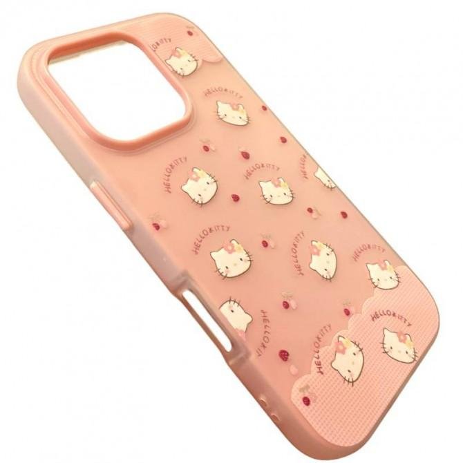 Накладка Hello Kitty для iPhone 15 Plus Pink-2