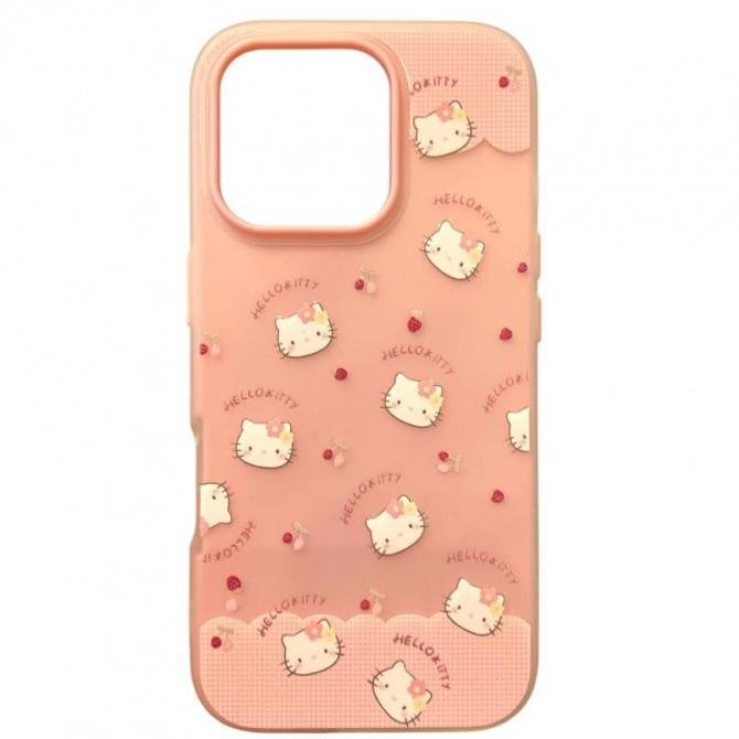 Накладка Hello Kitty для iPhone 15 Pro Pink