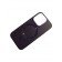 Кожаный чехол Bonbon Leather Metal Style with MagSafe для Apple iPhone 14 Pro (6.1") Фиолетовый